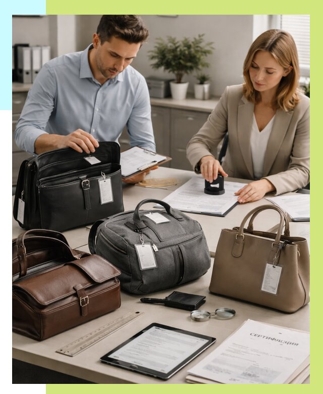 Сертификация сумок в Пятигорске от 7705 руб. | Алешин-Птг