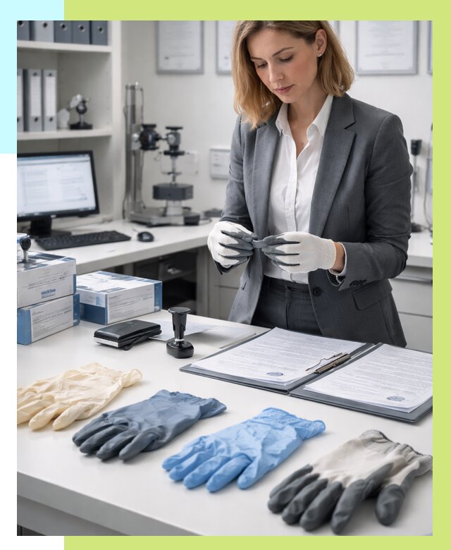 Сертификация перчаток в Пятигорске от 8732 р. | Алешин-Птг