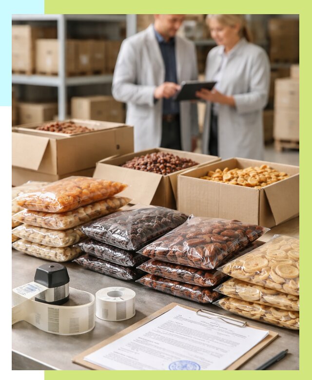 Сертификация сухофруктов в Пятигорске от 12328 р. | Алешин-Птг под ключ