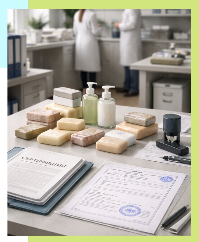 Сертификация мыла и сертификат на мыло в Пятигорске от 12328 | Алешин-Птг