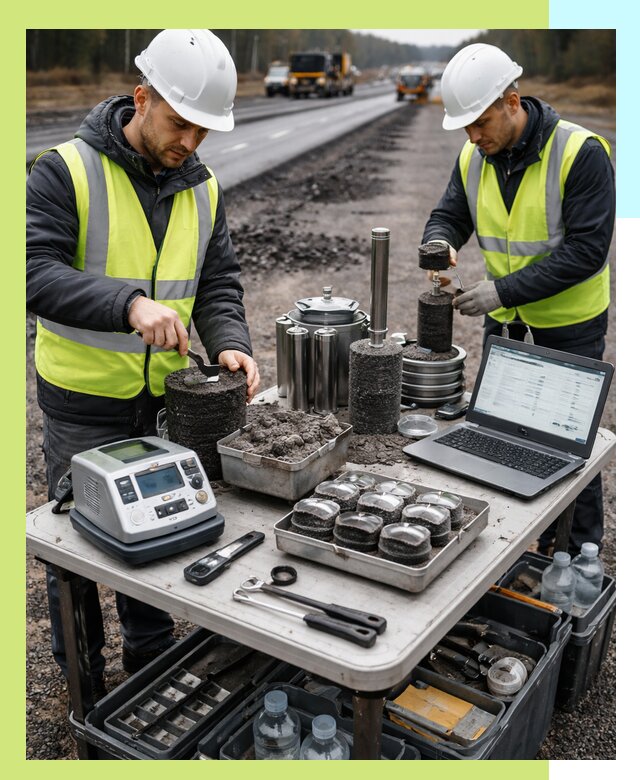 Сертификация асфальта: испытания и подтверждение в Пятигорске