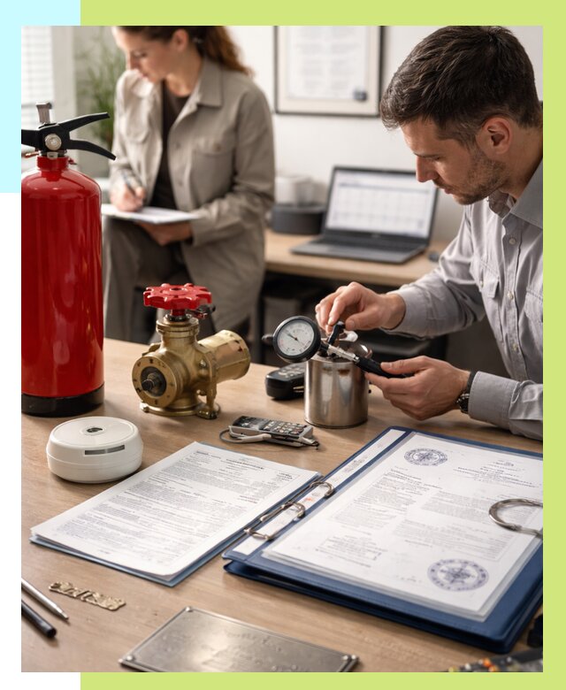 Сертификация пожарного оборудования в Пятигорске от 15410 р.|Алешин-Птг