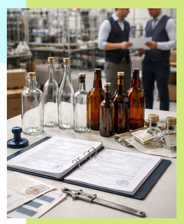 Сертификация стеклянных бутылок в Пятигорске от 25683 р. | Алешин-Птг