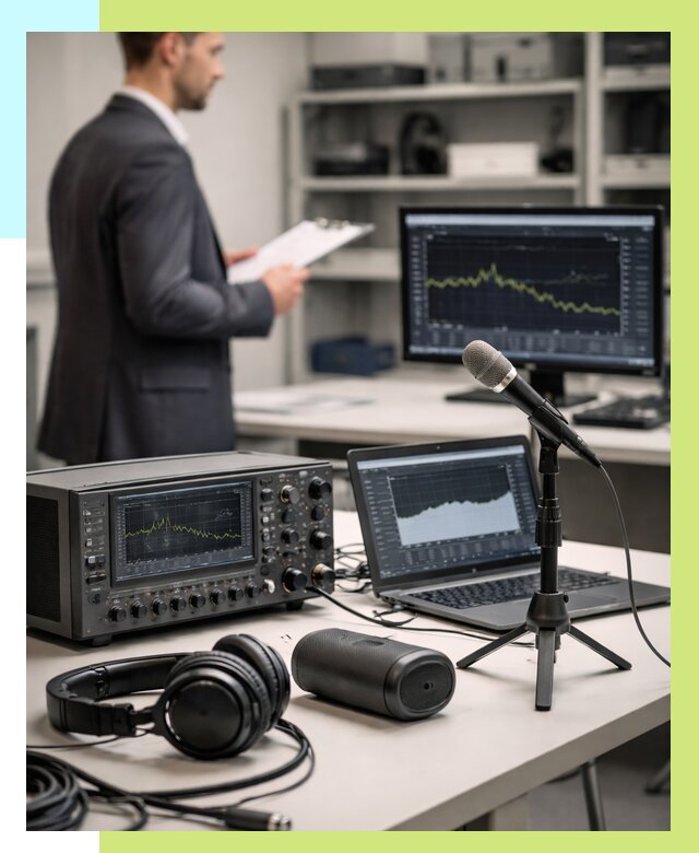 Сертификация аудиотехники в Пятигорске от 15410 р., Алешин-Птг