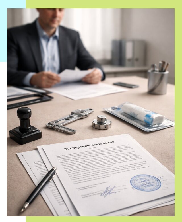 Экспертное заключение на продукцию в Пятигорске от 8732 р. | Алешин-Птг