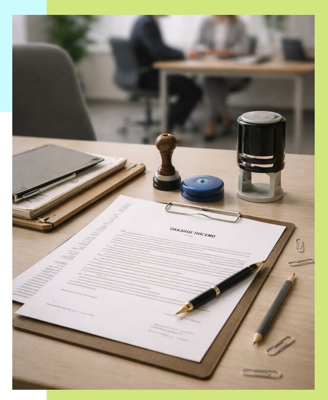 Отказное письмо для Wildberries в Пятигорске от 2568 р. | Алешин-Птг