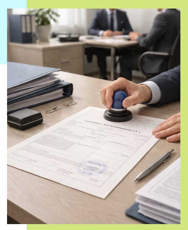 Сертификат происхождения СТ 1 в Пятигорске от 4623 р. | Алешин-Птг