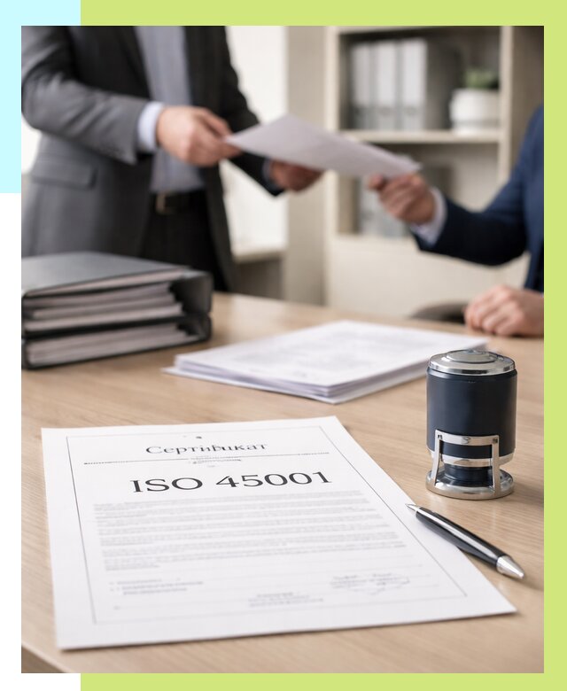 Сертификат ISO 45001 в Пятигорске под ключ от 46229 р. | Алешин-Птг