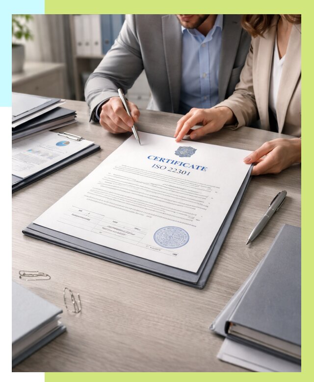 Сертификат ISO 22301 в Пятигорске от 46229 р. | Алешин-Птг срочно