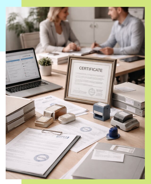 Сертификация компании в Пятигорске от 46229 р. | Алешин-Птг — заказ